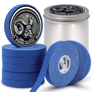 Jiu Jitsu Finger Tape with Tin Case, 8-Rolls, Blue