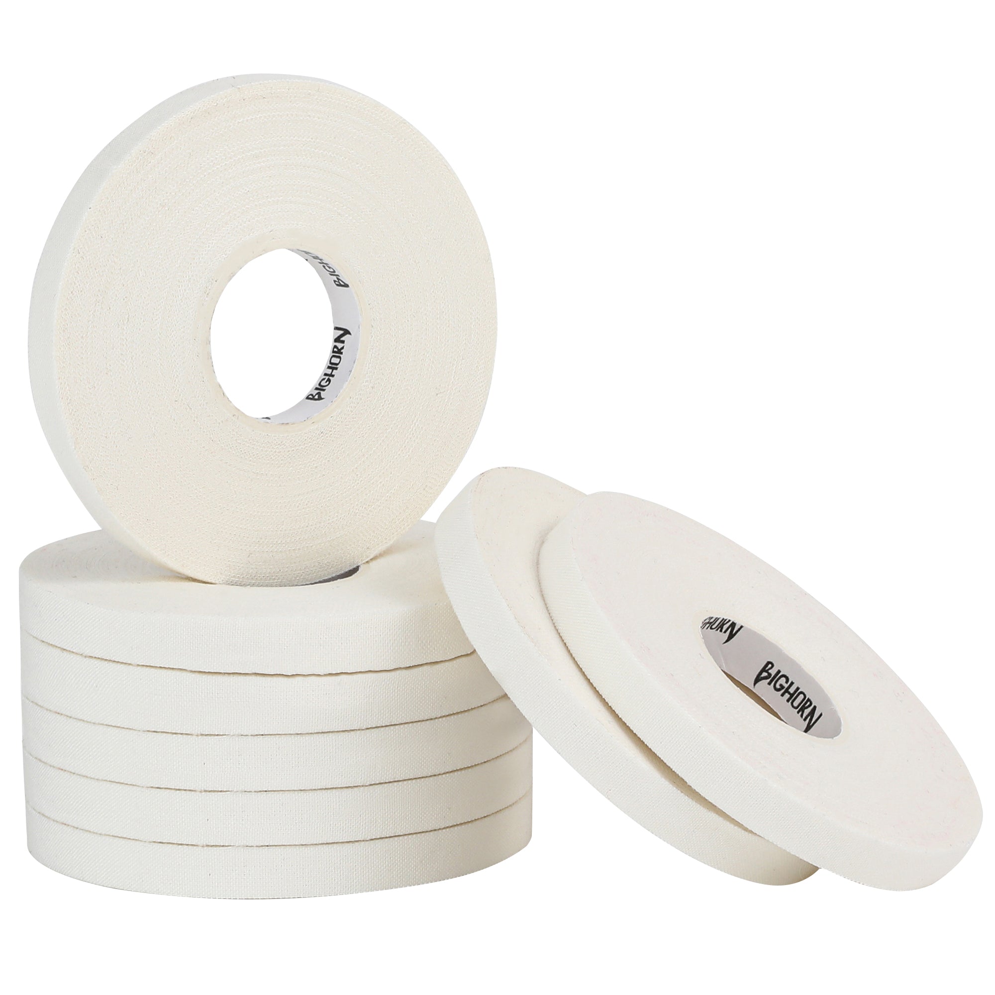 Pro Series Tape, 8-Rolls with Tin Holder, White