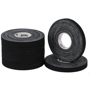Pro Series Tape, 8-Rolls with Tin Holder, Black