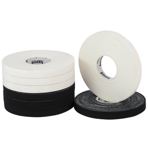 Pro Series Tape, 8-Rolls with Tin Holder, Black & White