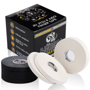 Premium Competition Tape, 8-Rolls, Black/White Assorted