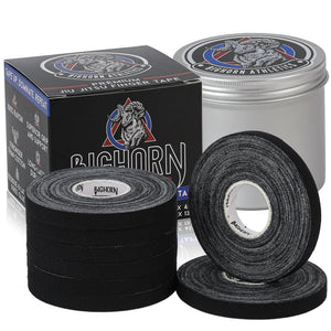 Pro Series Tape, 8-Rolls with Tin Holder, Black