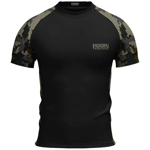 Jiu Jitsu Rash Guard – Dark Green Camo