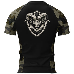 Jiu Jitsu Rash Guard – Dark Green Camo