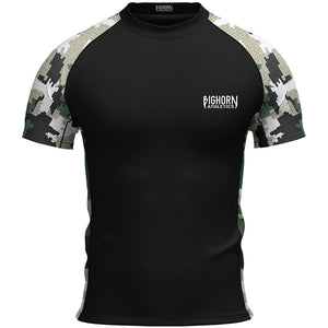Jiu Jitsu Rash Guard – Green Camo