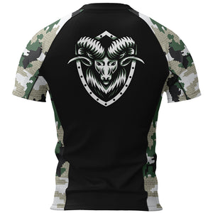 Jiu Jitsu Rash Guard – Green Camo