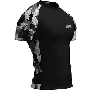 Jiu Jitsu Rash Guard – Alpine White Camo