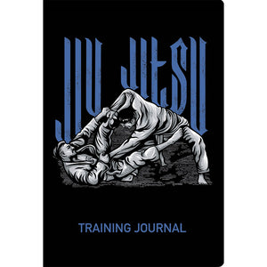 Jiu Jitsu Journal: Goals, Health & Wellness, Blue