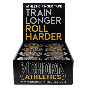 Bulk Competition Jiu-Jitsu Finger Tape - 16-Bundles, 0.3-Inch Width, Black