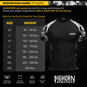 Jiu Jitsu Rash Guard – Alpine White Camo