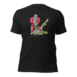 Jingle Throws & Santa Rolls Tee – A Festive Brawl for the Jiu Jitsu Haul