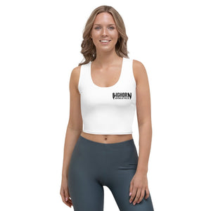 "The Classic" Women's Workout Crop Top (White)