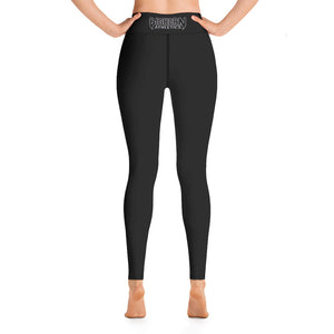 "Iron Sharpens Iron" Women's Yoga Leggings with Pockets (Black)