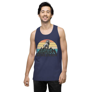 Men’s Bighorn Mountain Retro Premium Tank
