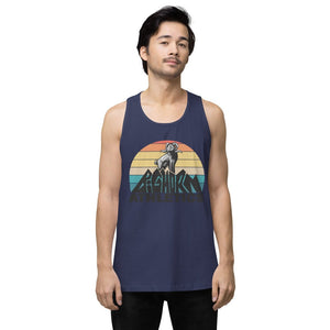 Men’s Bighorn Mountain Retro Premium Tank