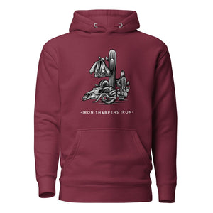 "Iron Sharpens Iron" Premium Jiu Jitsu Cotton Hoodie