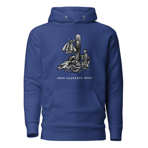 "Iron Sharpens Iron" Premium Jiu Jitsu Cotton Hoodie