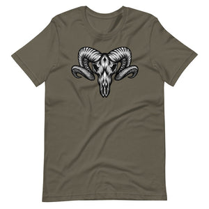 Men's Bighorn Sheep Skull, Pre-shrunk T-Shirt