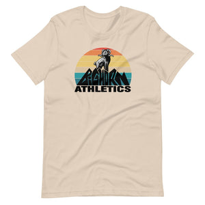 Men's Retro Bighorn Sheep Mountain, Pre-Shrunk T-Shirt