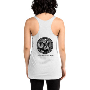 "Iron Sharpens Iron" Women's Racerback Tank