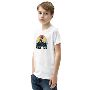 Retro Bighorn Mountain Youth Short Sleeve T-Shirt