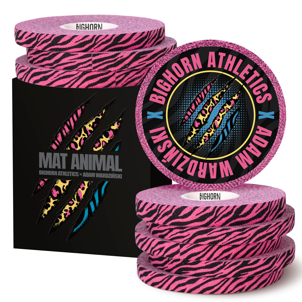 Bighorn X Adam Wardziński — Mat Animal Tape — Zebra Pattern