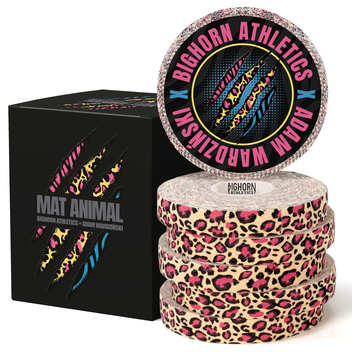 Bighorn X Adam Wardziński — Mat Animal Tape — Leopard Pattern