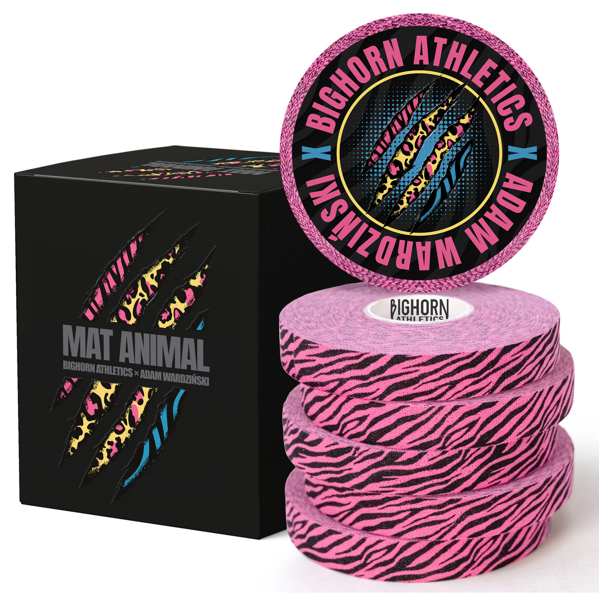 Bighorn X Adam Wardziński — Mat Animal Tape — Zebra Pattern