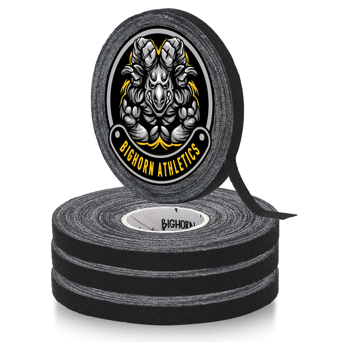 Premium Competition Finger Tape, 4-Rolls, Black