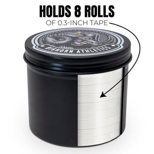 Black Tin Can Holder, Medium - Tape Not Included