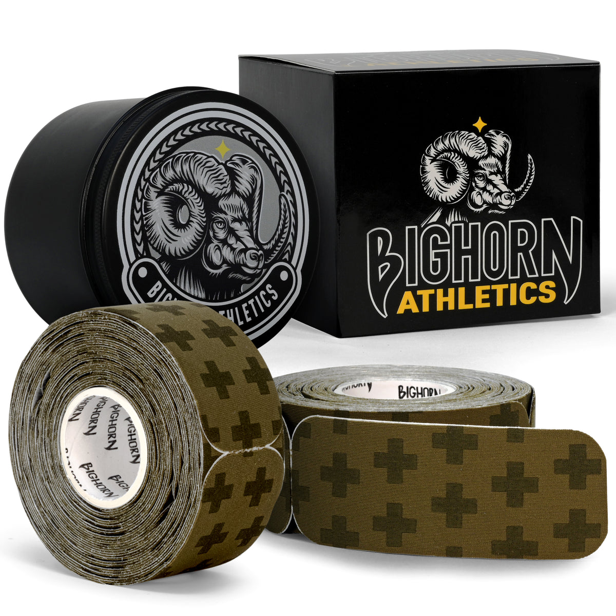 KT Blister Prevention Tape for Fingers &amp; Feet, Military Green