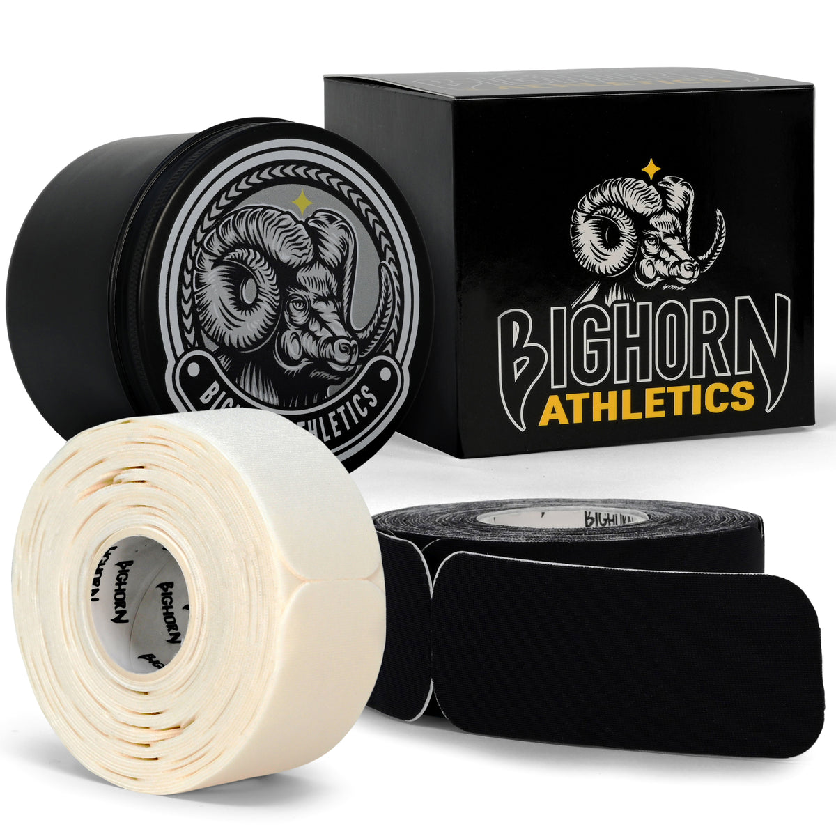 KT Blister Prevention Tape for Fingers &amp; Feet, Black &amp; White