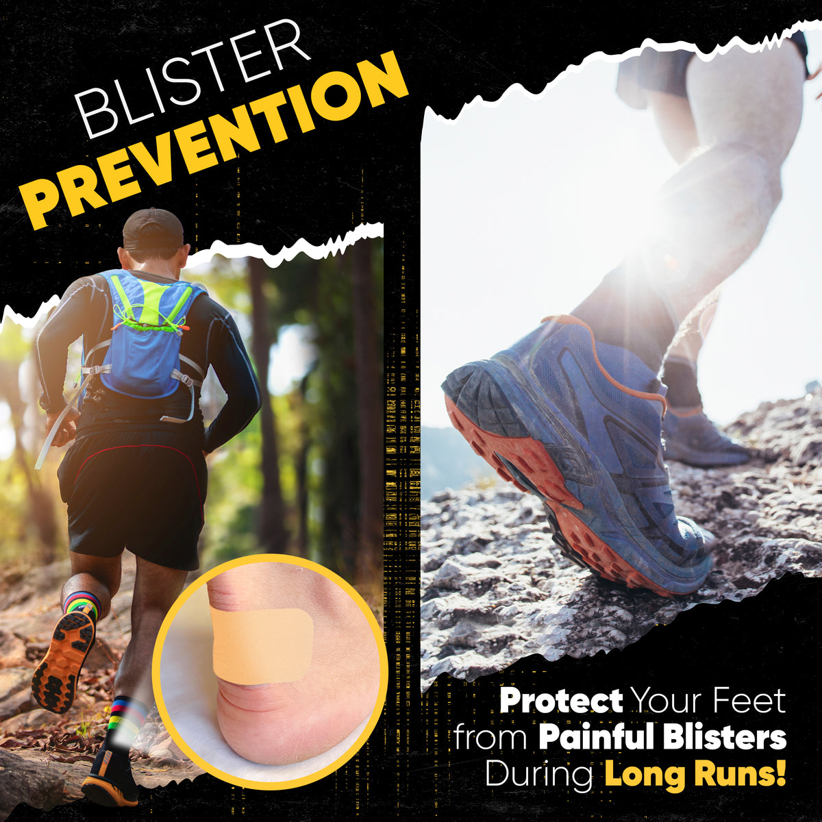 Blister Prevention Tape for Fingers &amp; Feet, Nude, 1-Pack