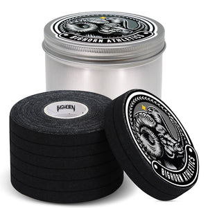 Jiu Jitsu Finger Tape with Tin Case, 8-Rolls, Black