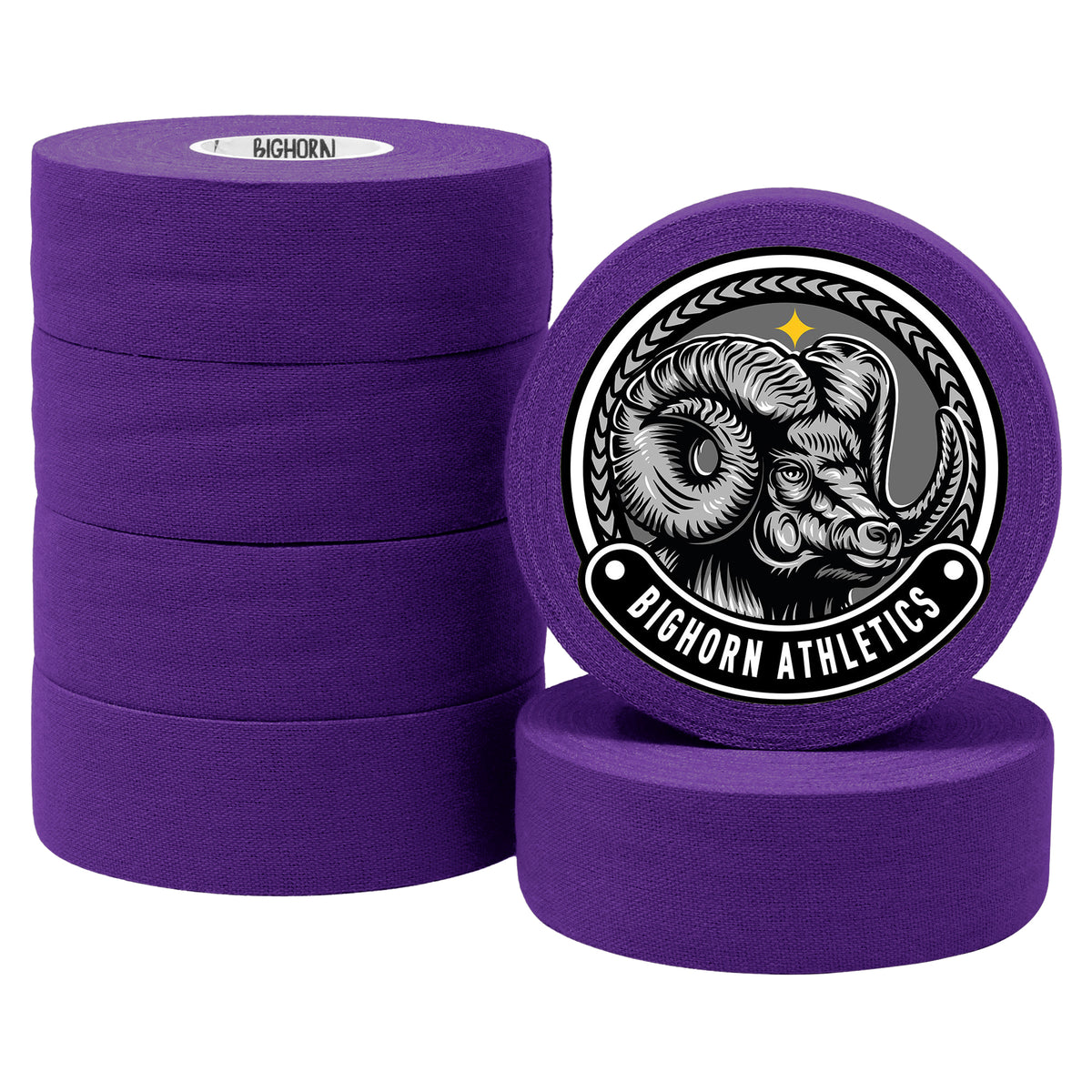 Boxing &amp; Athletic Sports Tape, 1-Inch x 45-feet, 6-Rolls (Purple)