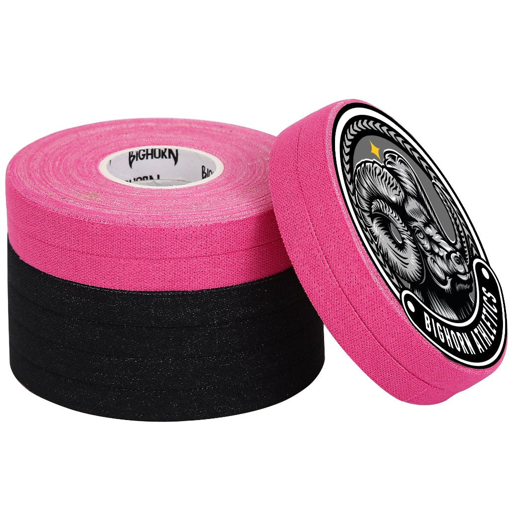 Jiu Jitsu Finger Tape, 8-Rolls, Black &amp; Pink