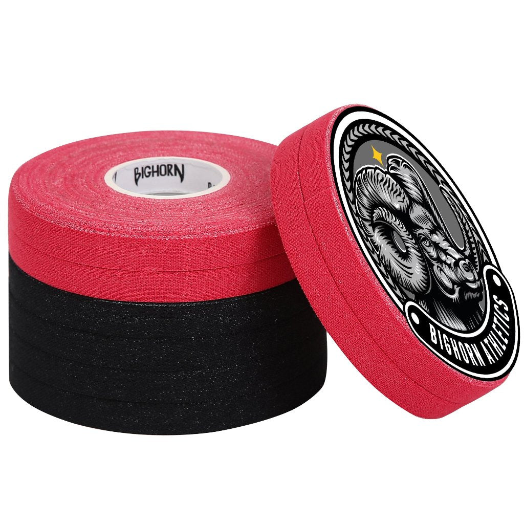 Jiu Jitsu Finger Tape, 8-Rolls, Black & Red
