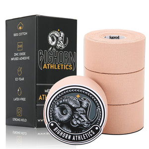 EZ-Tear Athletic & Medical Sports Tape, 1.5-Inch x 45-feet, 4-Rolls (Nude)