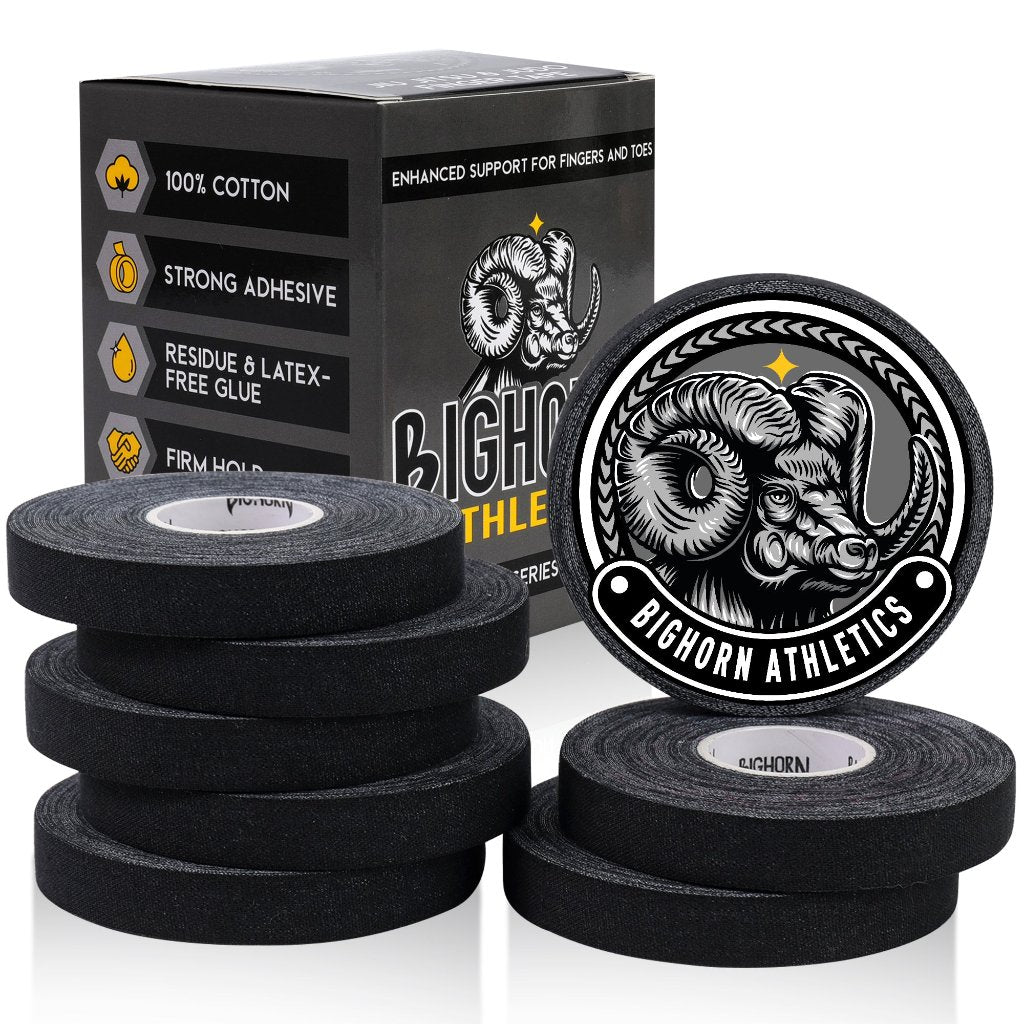 Jiu Jitsu Finger Tape, 8-Rolls, Black
