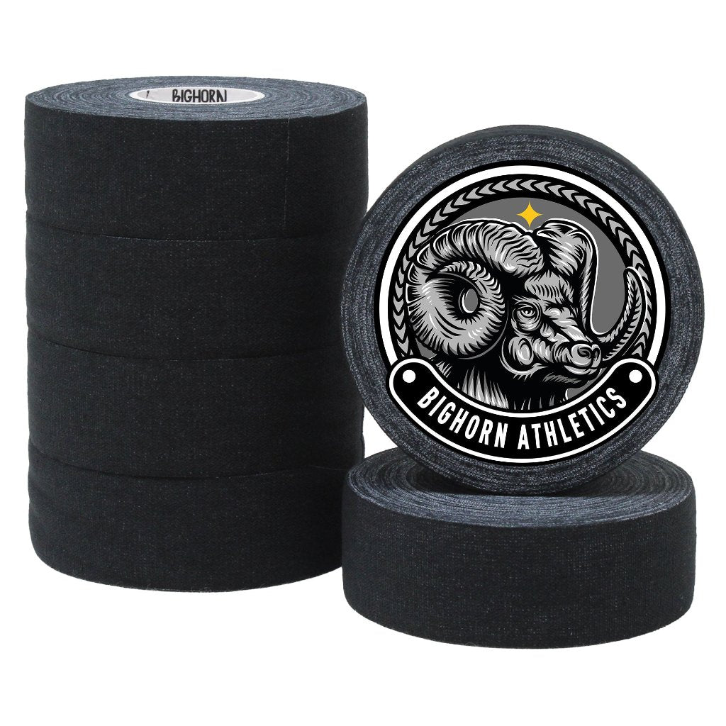 Boxing &amp; Athletic Sports Tape, 1-Inch x 45-feet, 6-Rolls (Black)
