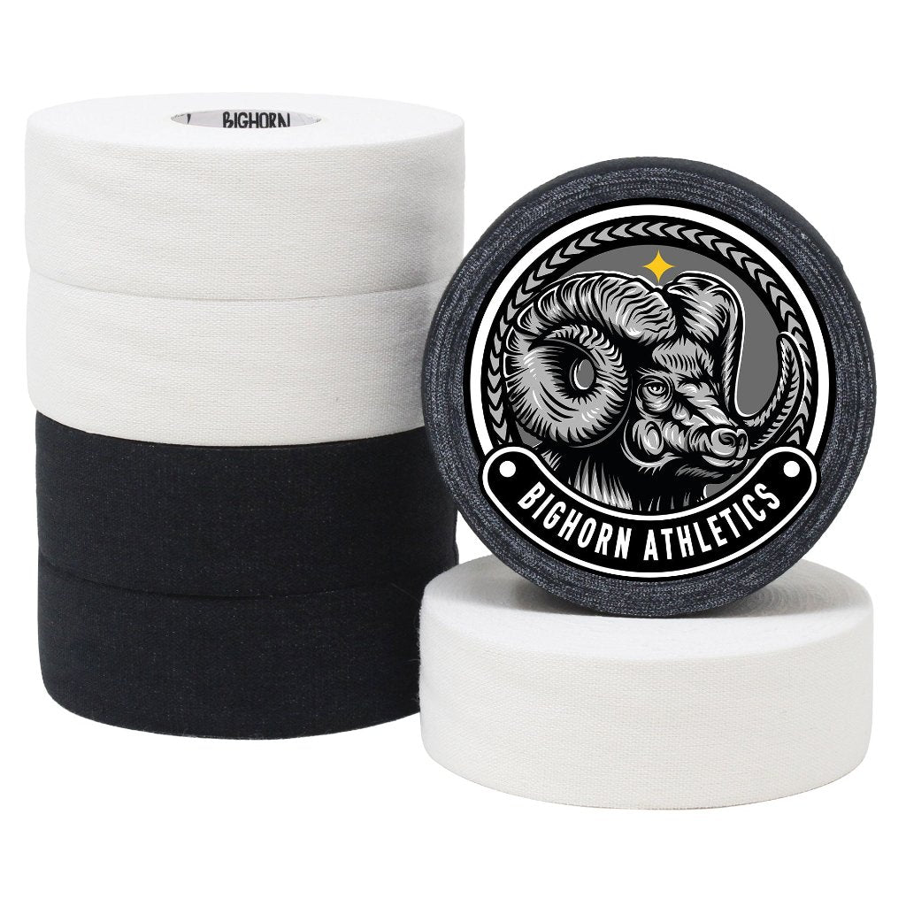 Boxing & Athletic Sports Tape, 1-Inch x 45-feet, 6-Rolls (Black & White)