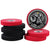 Jiu Jitsu Finger Tape, 8-Rolls, Black & Red