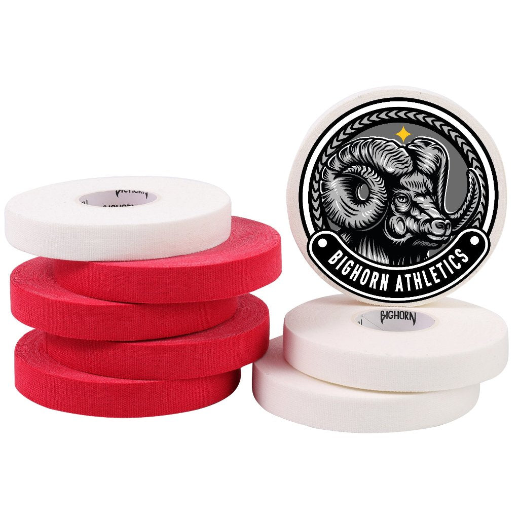 Jiu Jitsu Finger Tape, 8-Rolls, Red & White