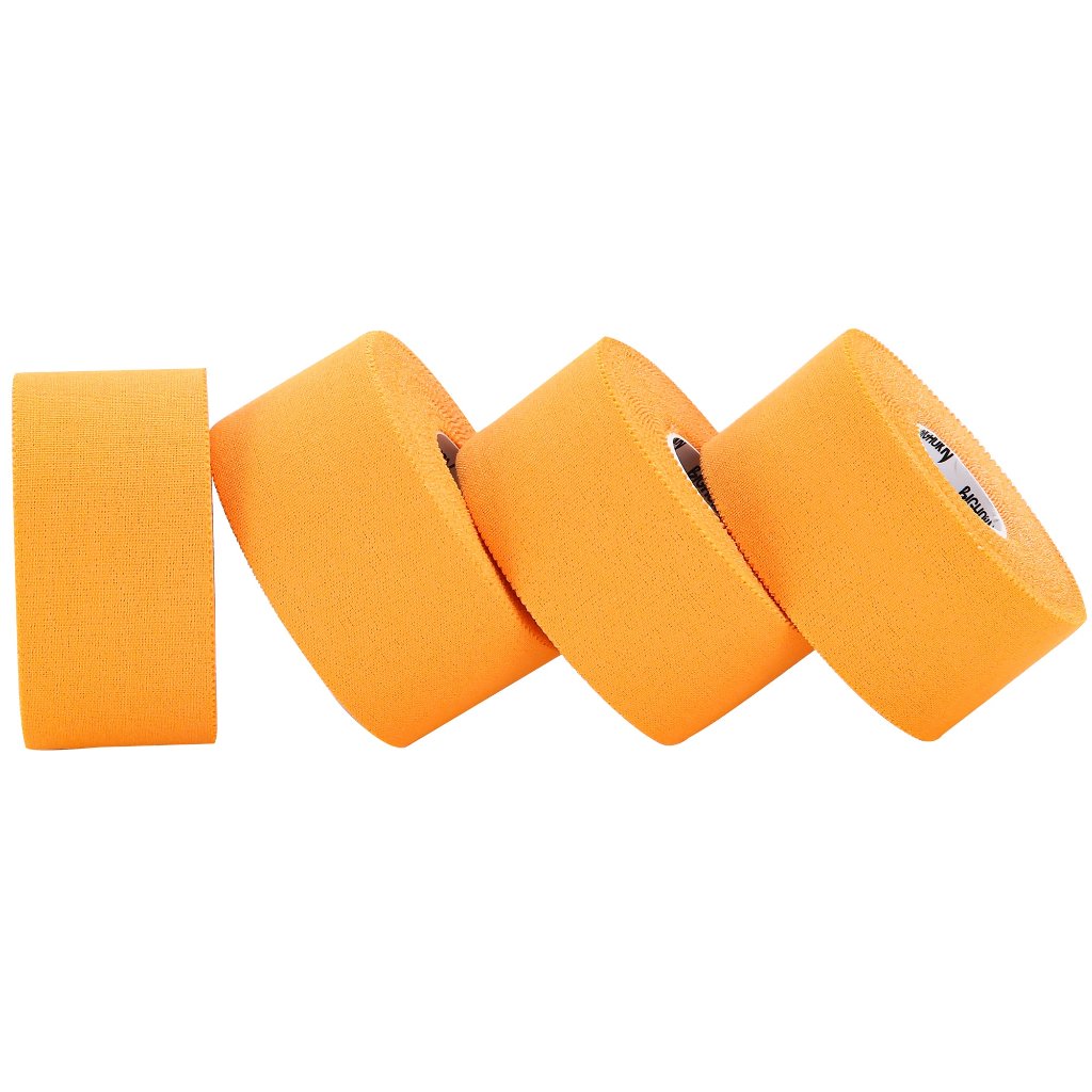 EZ-Tear Athletic Sports Tape, 1.5-Inch x 45-feet, 4-Rolls (Orange)