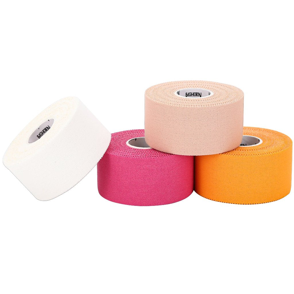 EZ-Tear Athletic Sports Tape, 1.5-Inch x 45-feet, 4-Rolls (Pink, White, Orange, Nude)