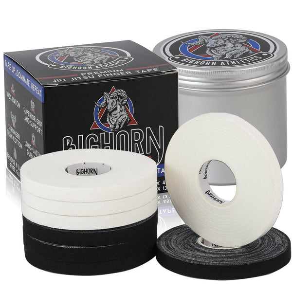 Pro Series Tape, 8-Rolls with Tin Holder, Black & White