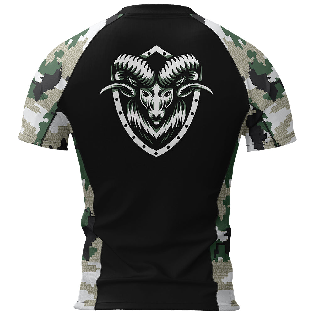 Jiu Jitsu Rash Guard – Green Camo