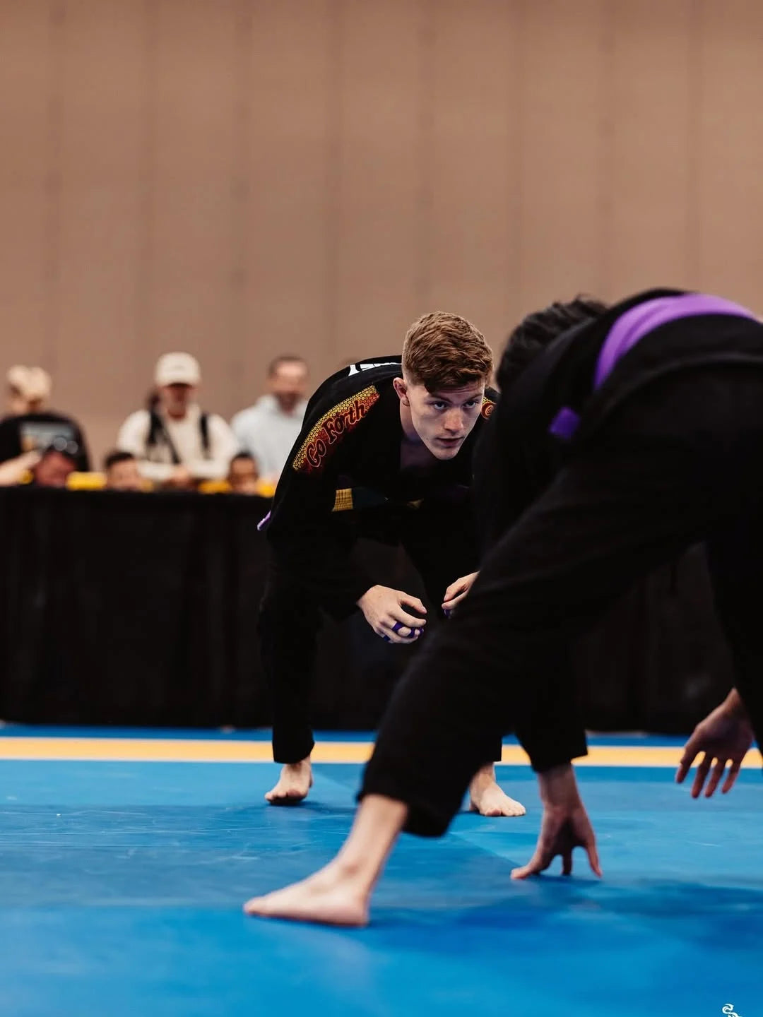 Joseph_Snyder wearing a purple belt 
