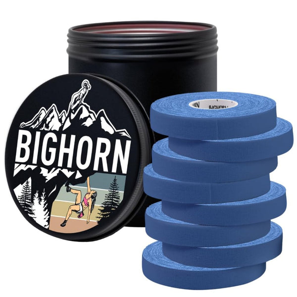 Climbing Finger Tape with Female Tin Canister, 0.5-Inch, 8-Rolls, Blue