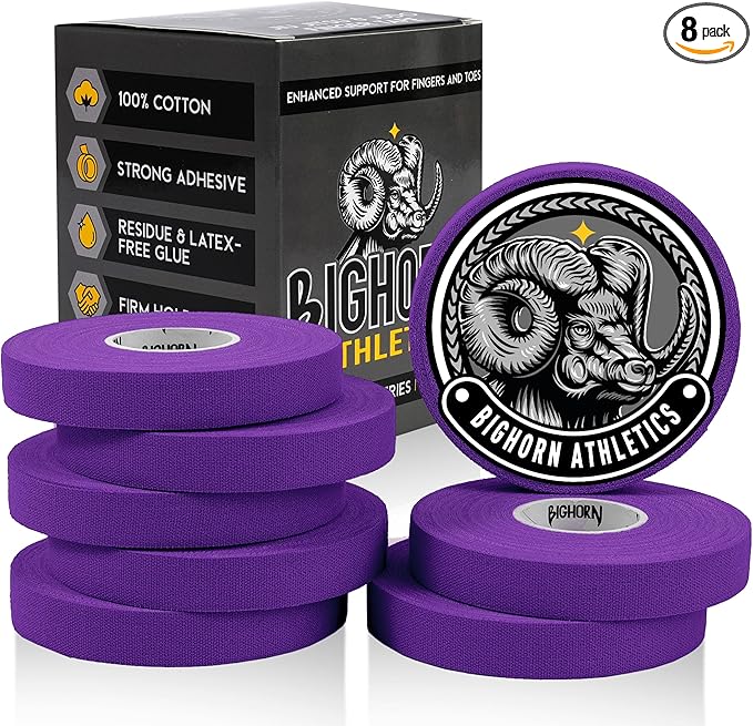 Jiu Jitsu Finger Tape, 8-Rolls, Purple